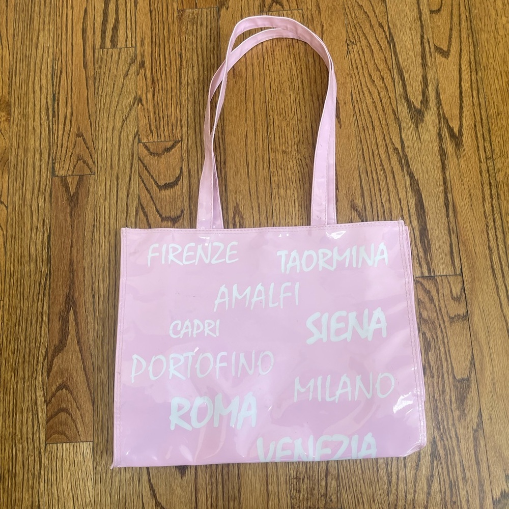I ❤️ Italia Pink Tote Bag